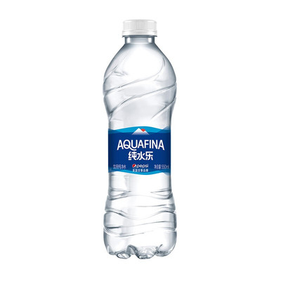 純水樂 AQUAFINA 飲用天然水 飲用水 純凈水 550ml*24瓶 百事出品 *2件